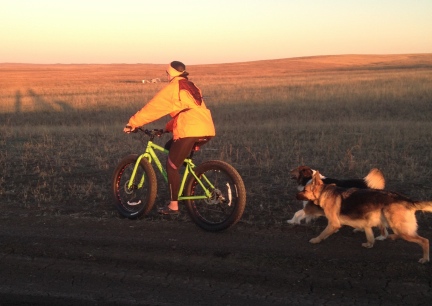 Marna on the New FATTY Bicycle 