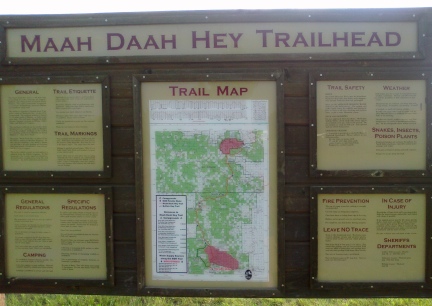 Maah Daah Hey Trail Sign 2014-07-02