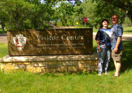 Marna and DeronTheodore Roosevelt Nation Park  2014-07-03