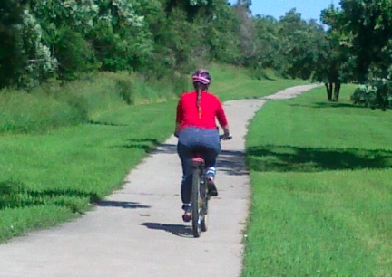  Marna Riding Away Stugis Bike Trail  2014-06-29 