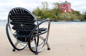 Bicycle Wheel Chair idea
