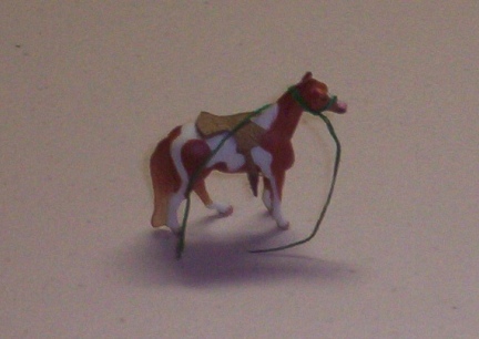 Mini Whinnie saddled and bridled