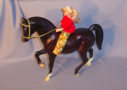 Breyer Doll Riding Horse