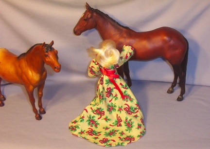 Breyer doll Renaissance Medieval Christmas Dress