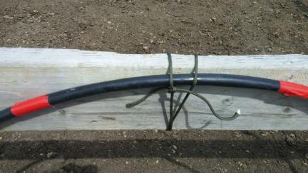 Horse Agility Hoop On The Ground Tie Downs for Storage