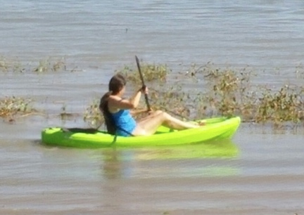 Marna Kayaking at Orman Dam 2015-07-31