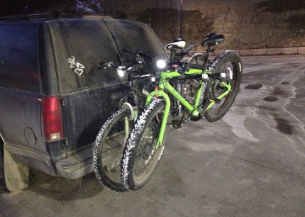 Snowy Bicycles 2014-12-03