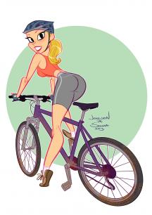 Babe on a Bicycle