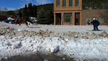 Skijouring Racing Sundance WY 2016-02-20